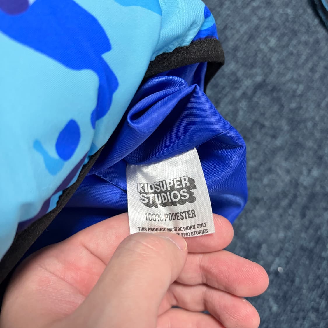 키드수퍼 페이스 카모 푸퍼 패딩 조끼 상품이미지3