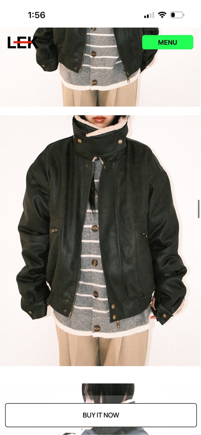 리키 무스탕 자켓 상품이미지4