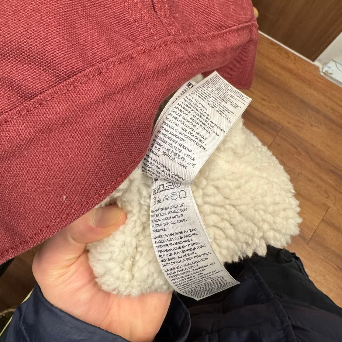 리바이스 타입 3 쉐르파 트러커 자켓 레드 S 상품이미지7