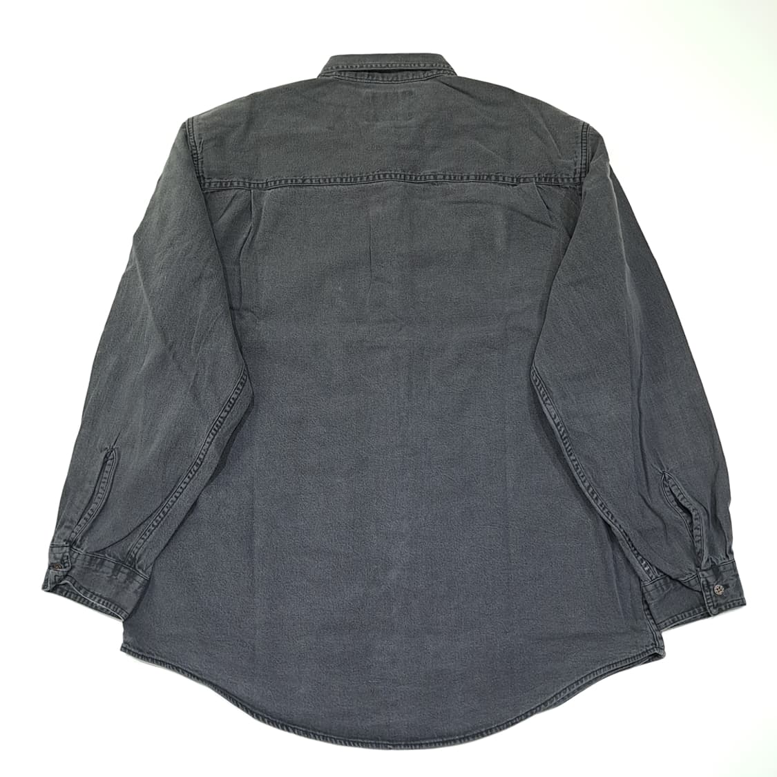 CL870 L 리바이스 90s 한국판 오렌지탭 블랙 데님셔츠남방 상품이미지9