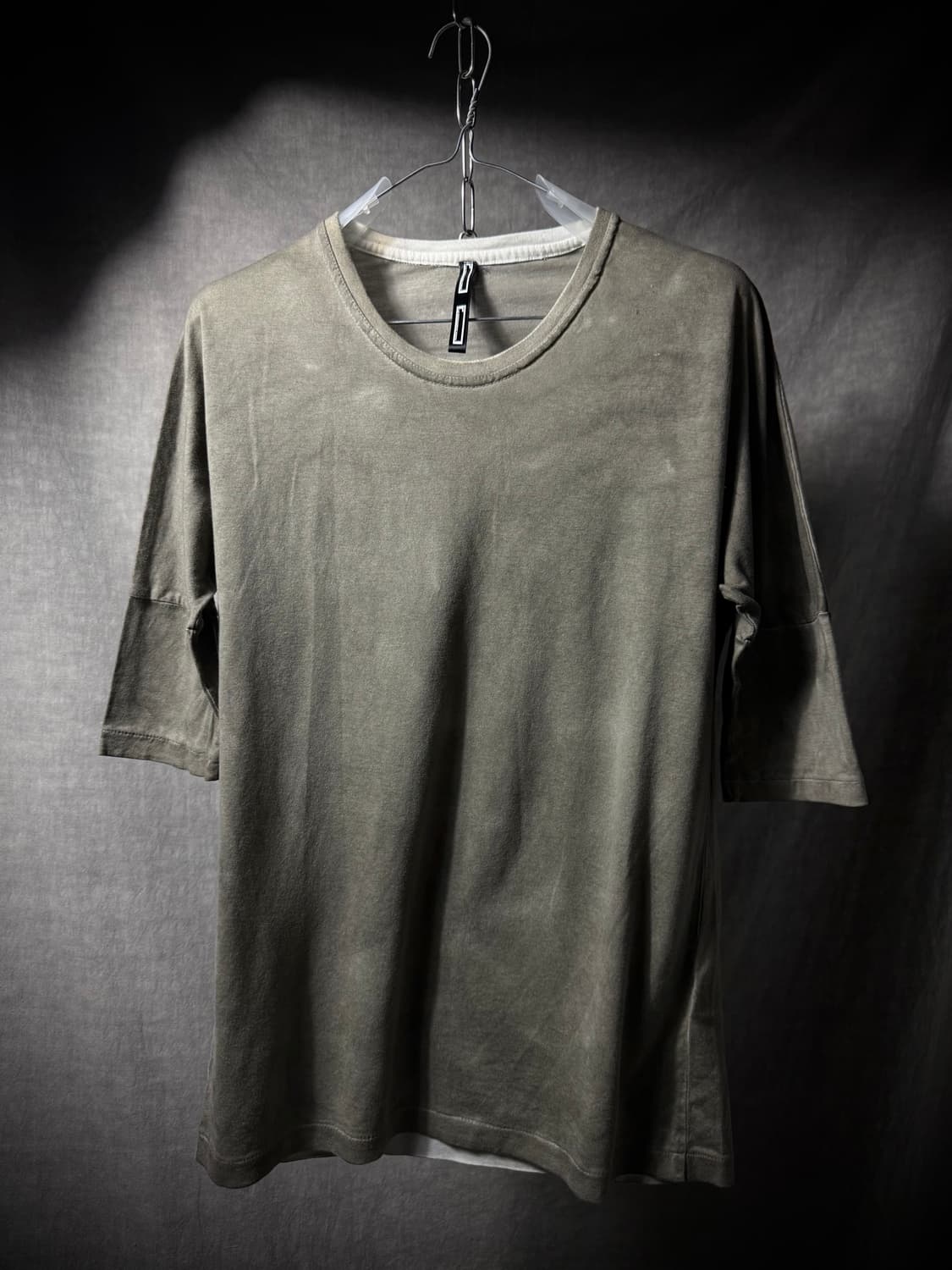 Overdyed Layered 3/4 Sleeve T-Shirt 상품이미지2