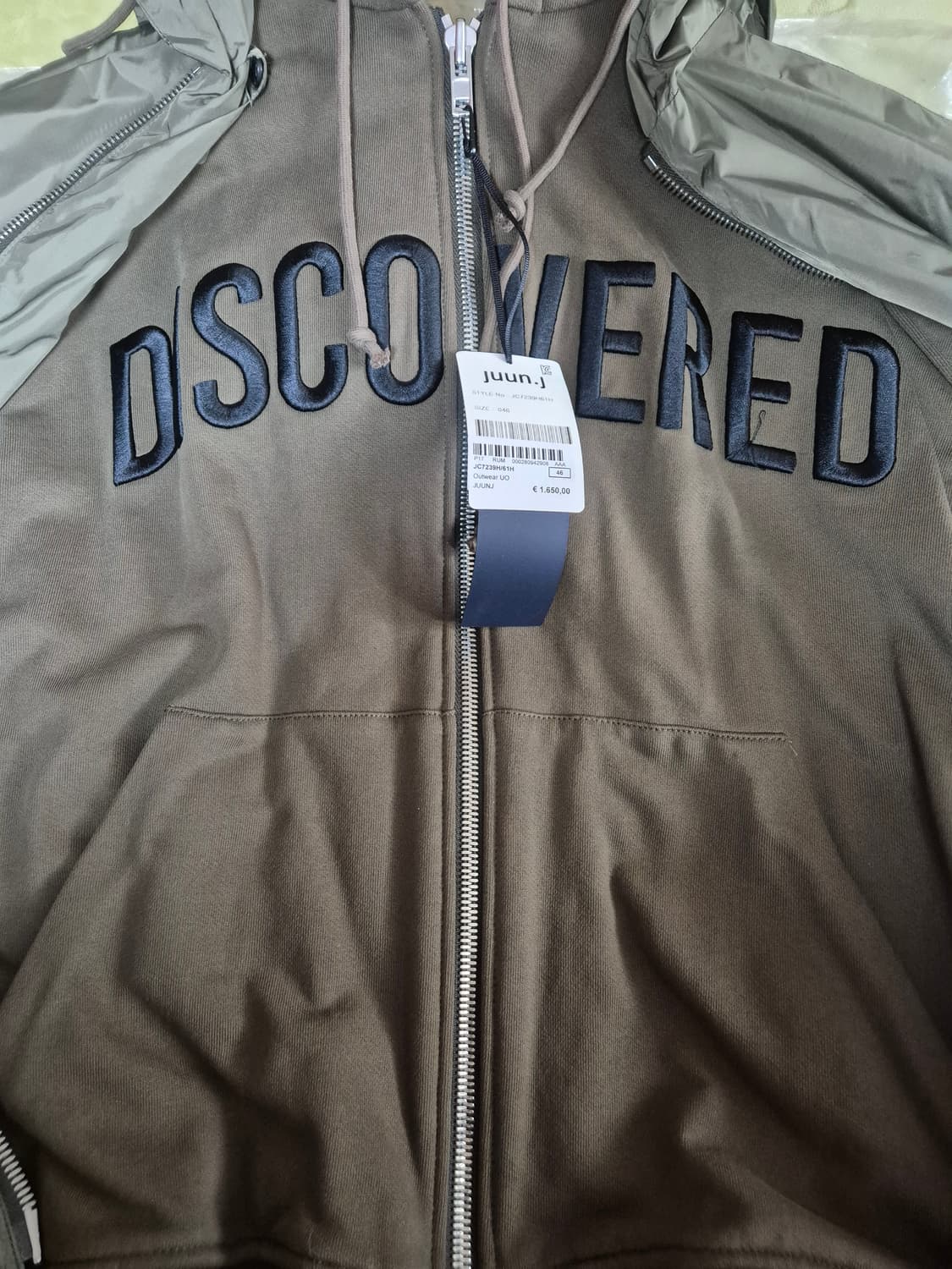 준지 17ss 컬렉션 낙하산 야상 카키 46 상품이미지3