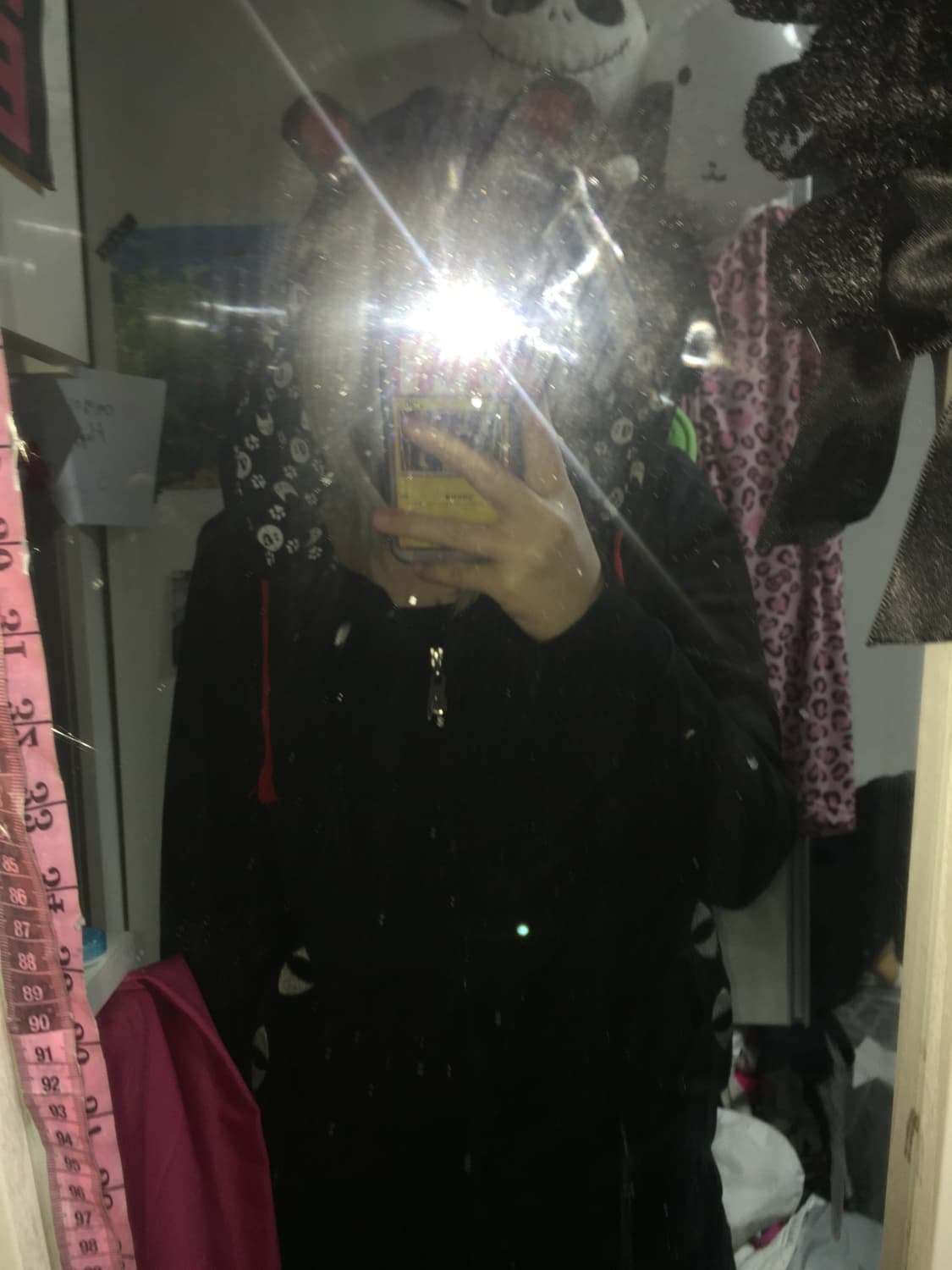 펑크 네코 고양이 후드집업 상품이미지3