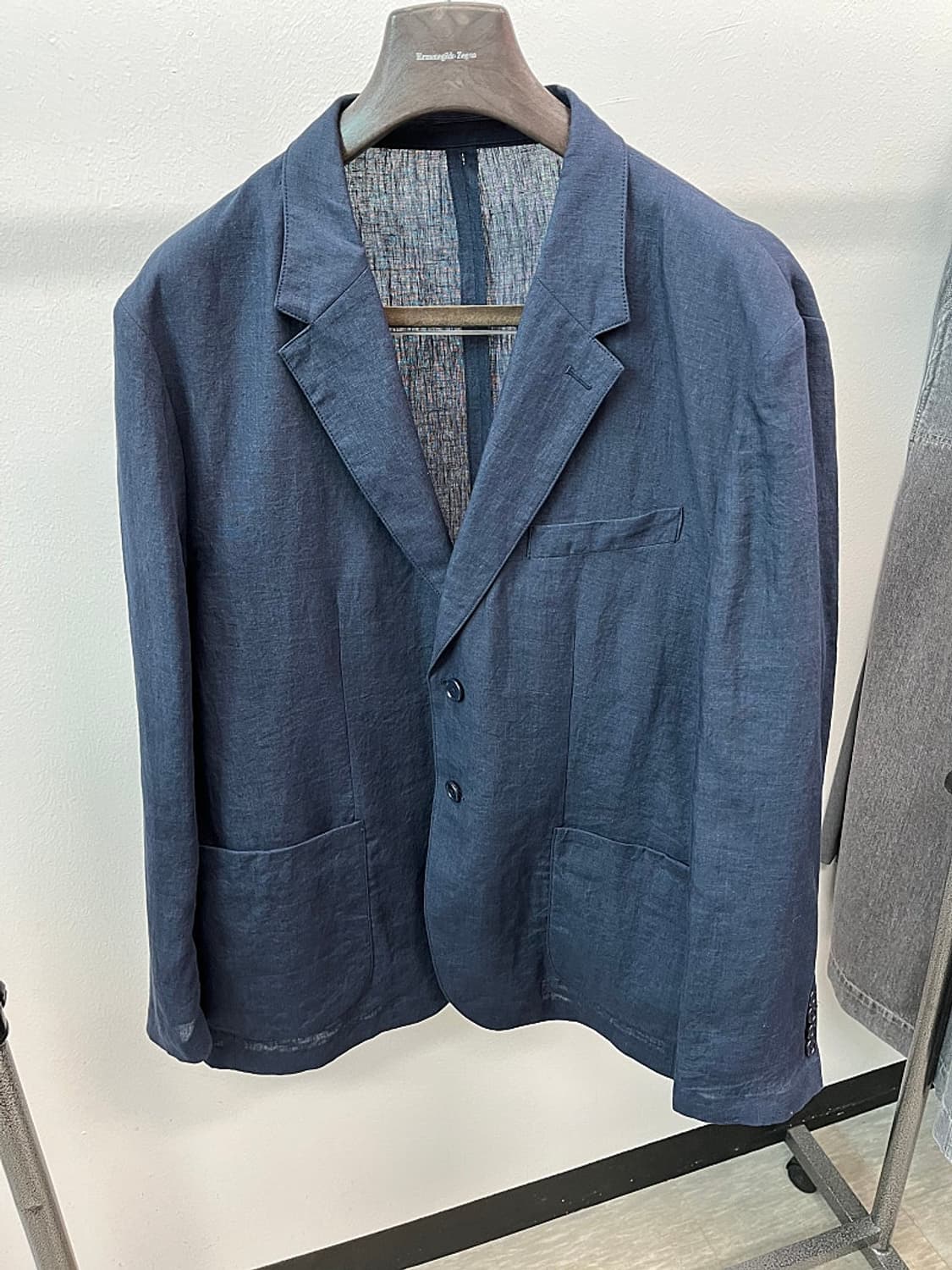 115) 빈폴 네이비 린넨자켓  상품이미지3