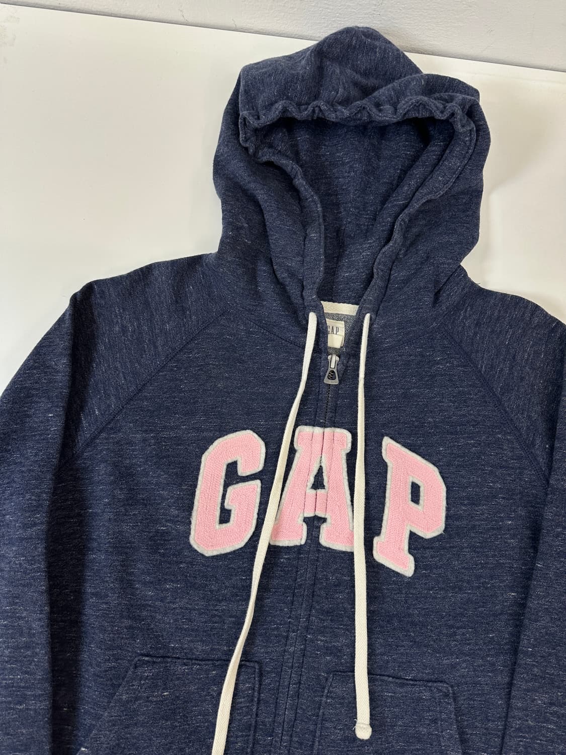 갭 네이비 핑크 후드집업(s 기모) 상품이미지2