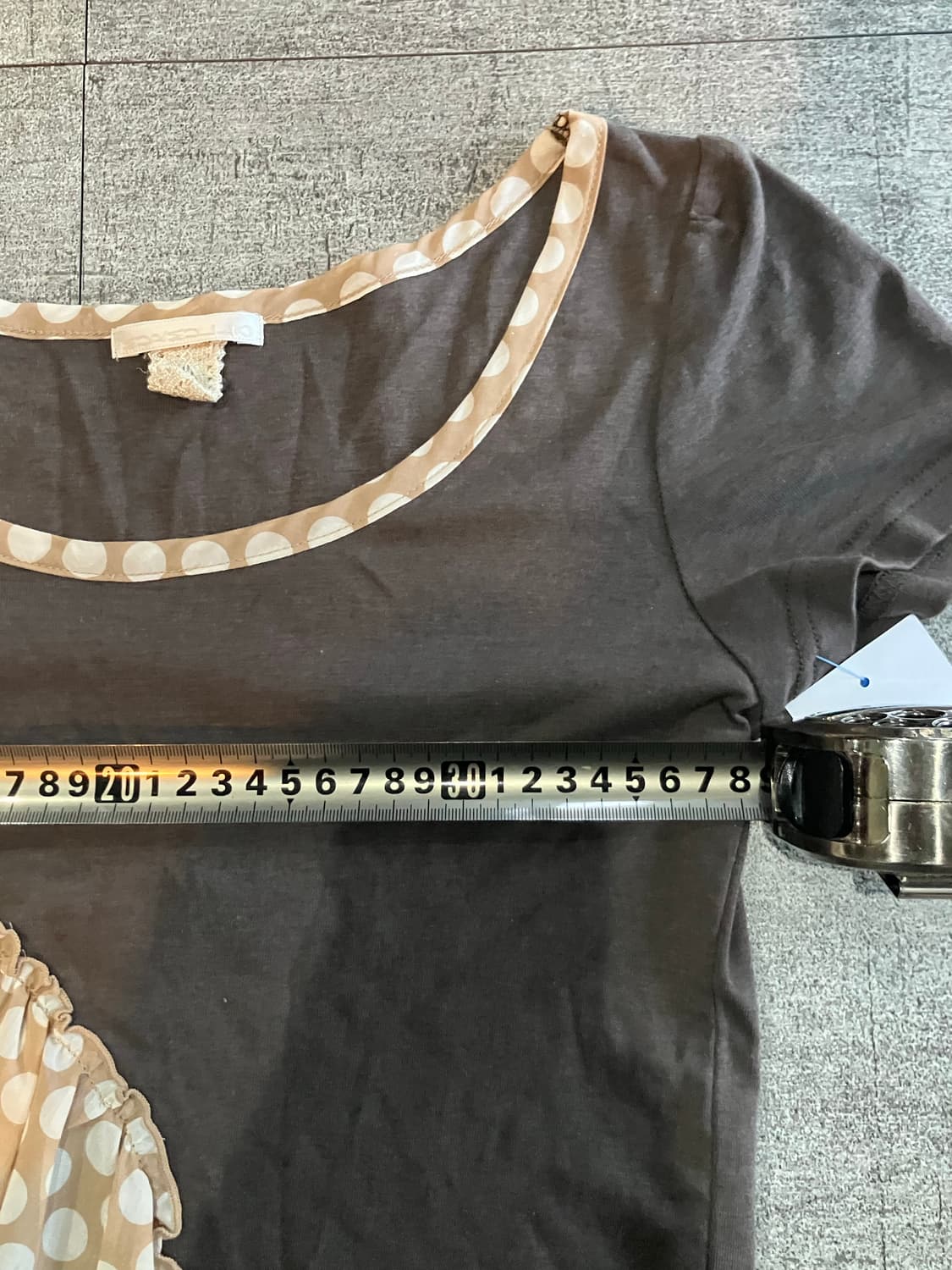 일본빈티지 Ecxyecllio 하구미모리걸 달천깔페어리 레이어드티셔츠 상품이미지2