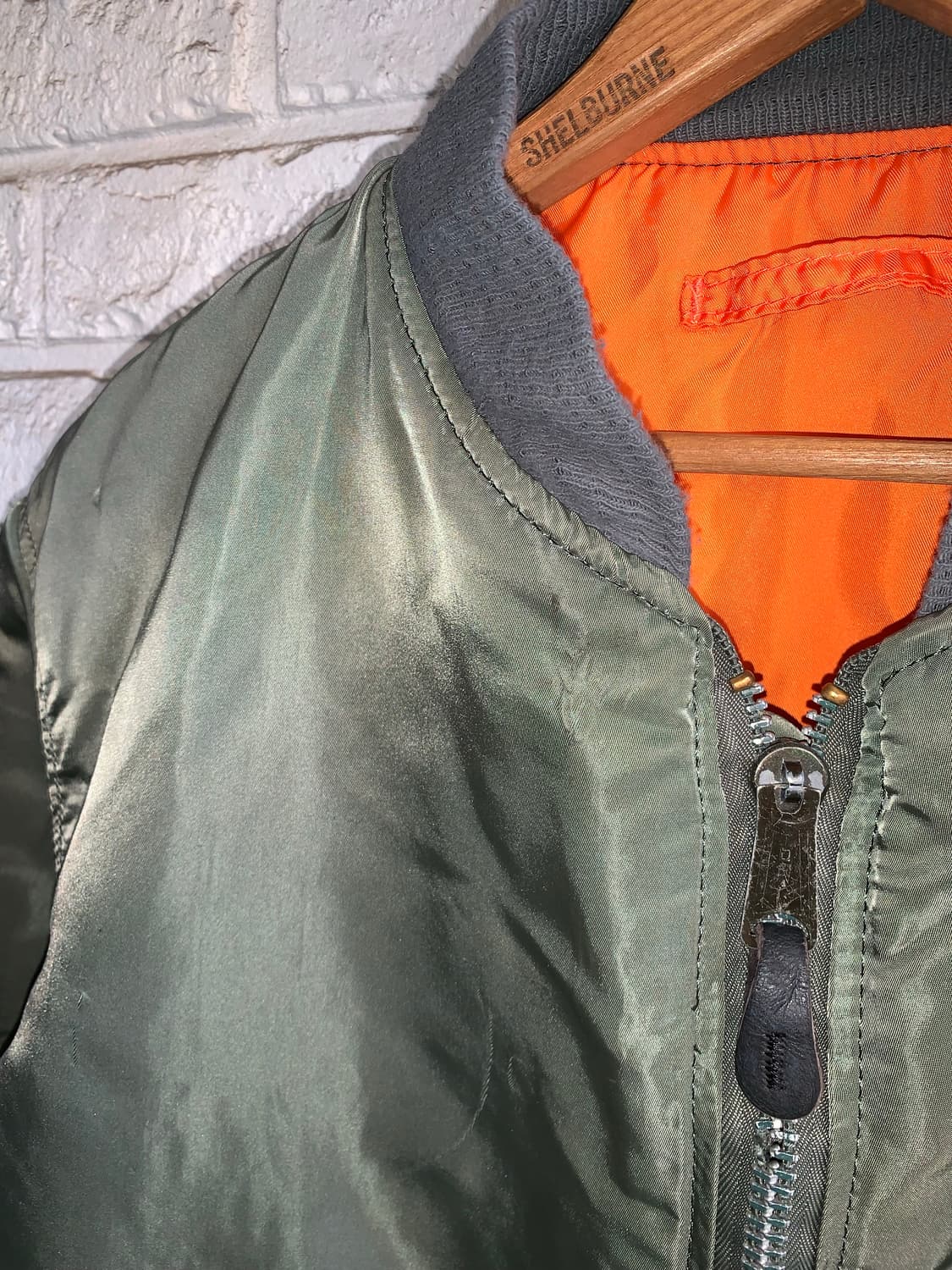 90년대 알파 ma-1 플라이트 자켓 상품이미지3