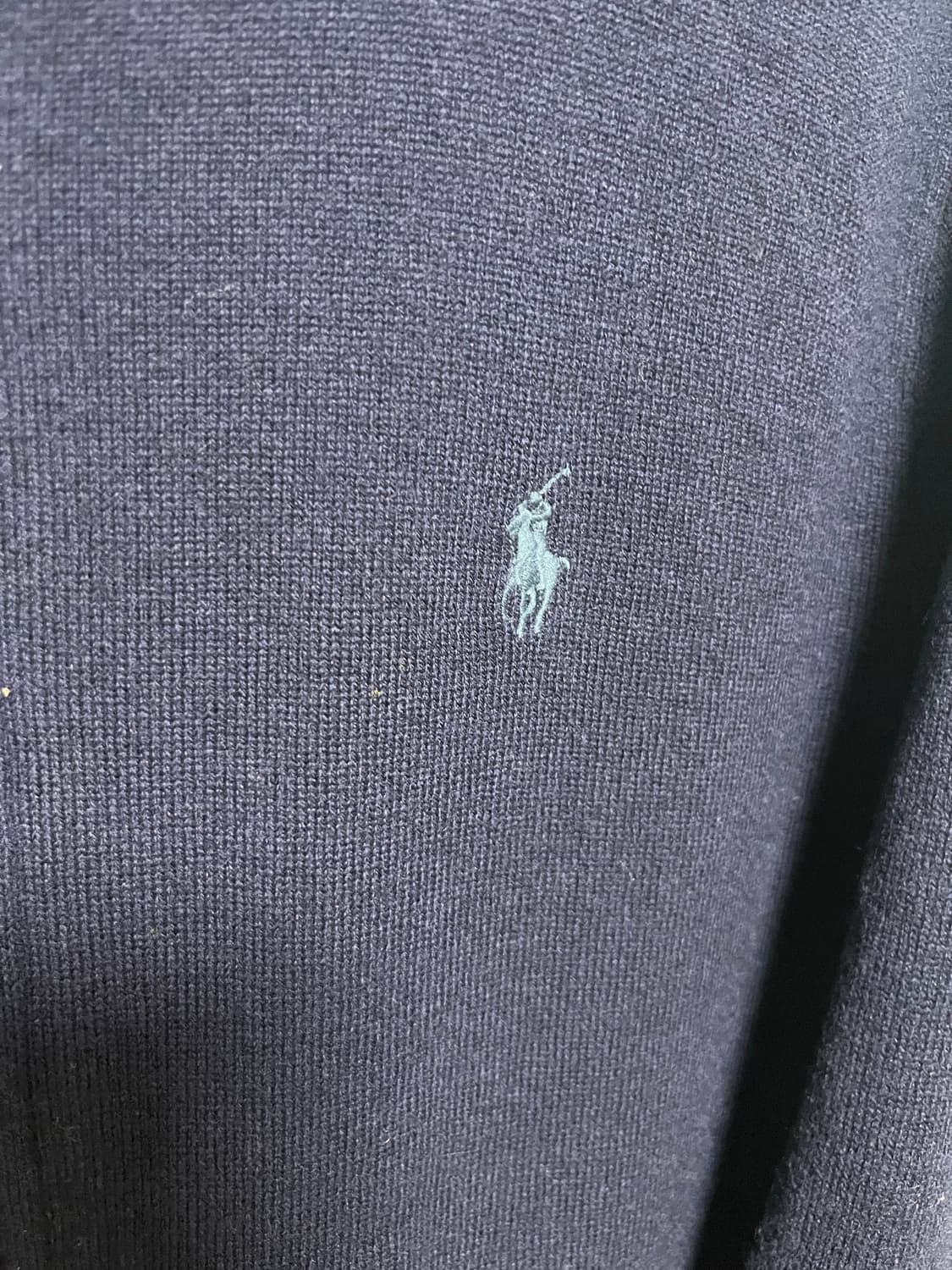 폴로 랄프로렌 네이비  울니트 집업 상품이미지2