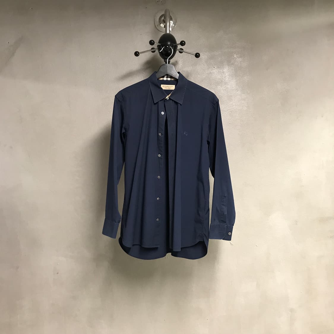 버버리 네이비 셔츠 M 상품이미지1