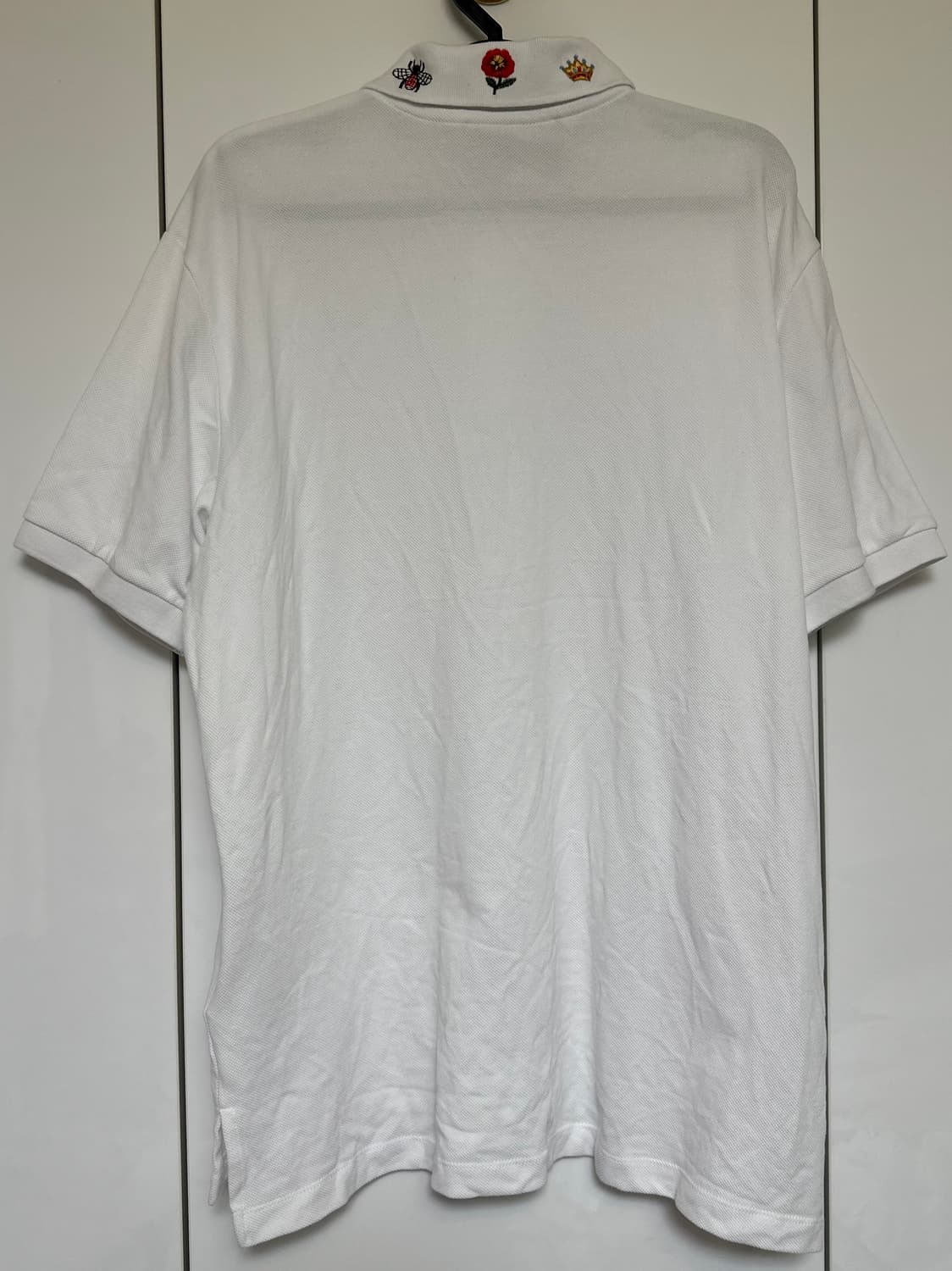 구찌 화이트 자수 반팔 폴로티 정품 상품이미지2