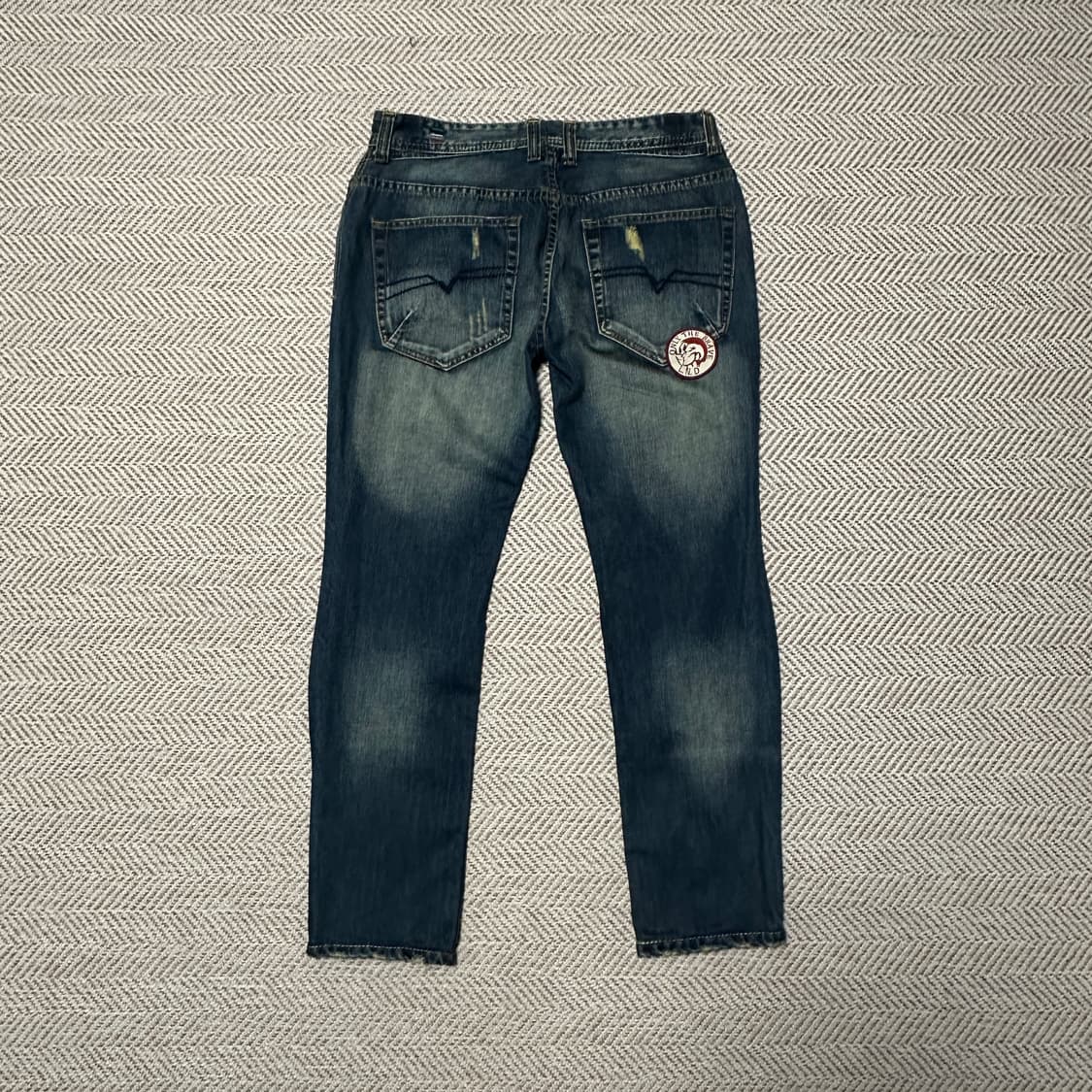 DIESEL italy made patchwork denim jeans 상품이미지2