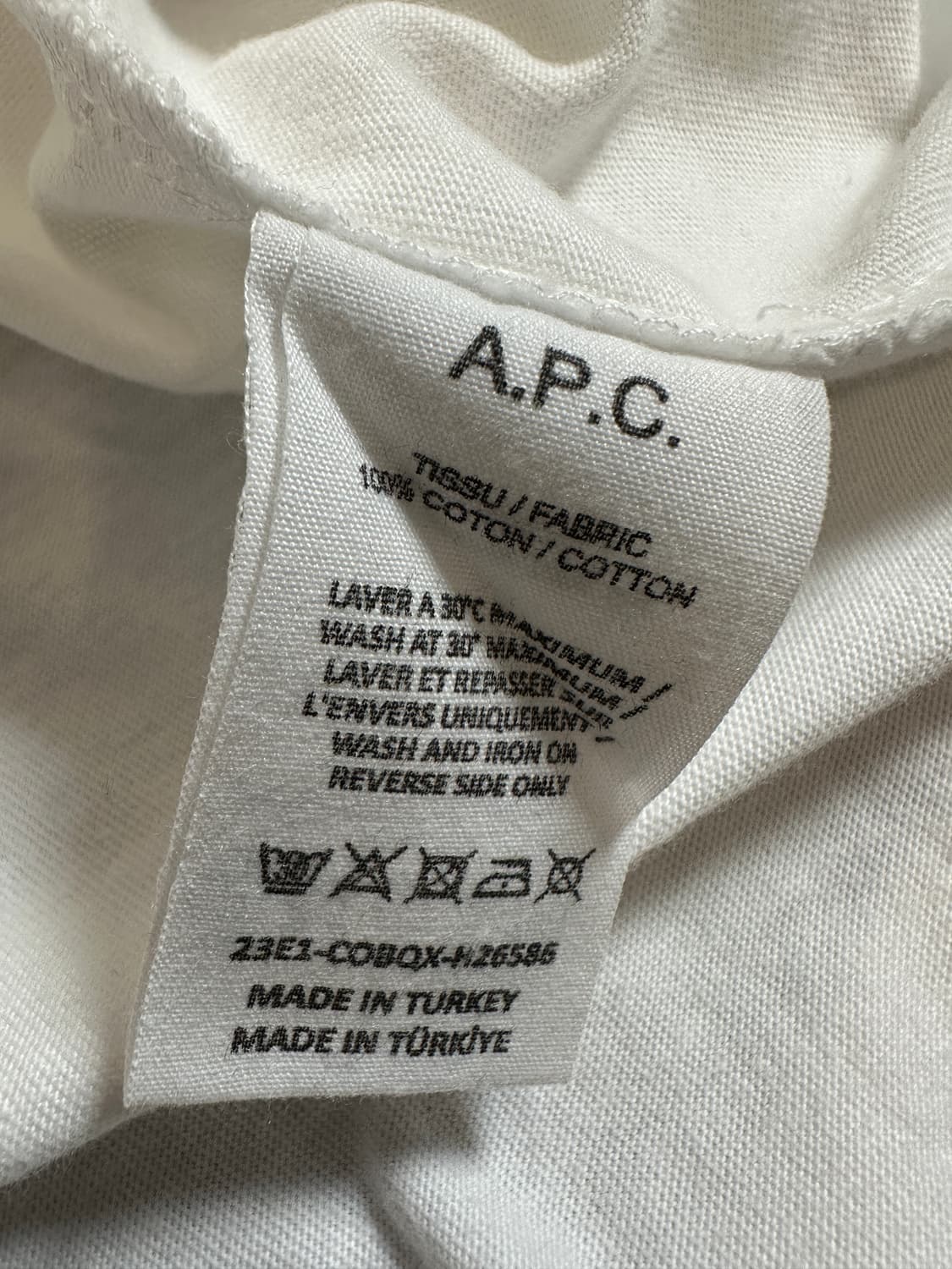 아페쎄 APC 21ss 반팔(세탁완) 상품이미지6
