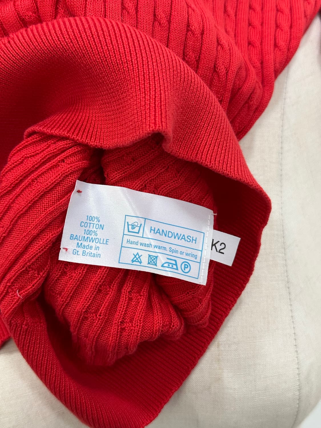 버버리 빈티지 금장 버튼 니트 상품이미지10