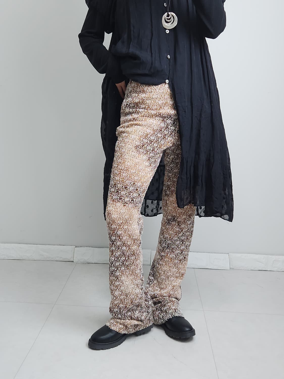 레이스 롱 레깅스 상품이미지3