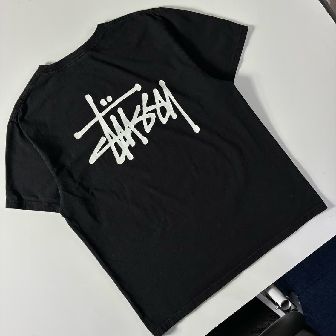 Stussy  스투시 베이직 스탁 블랙 반팔 티셔츠  상품이미지1