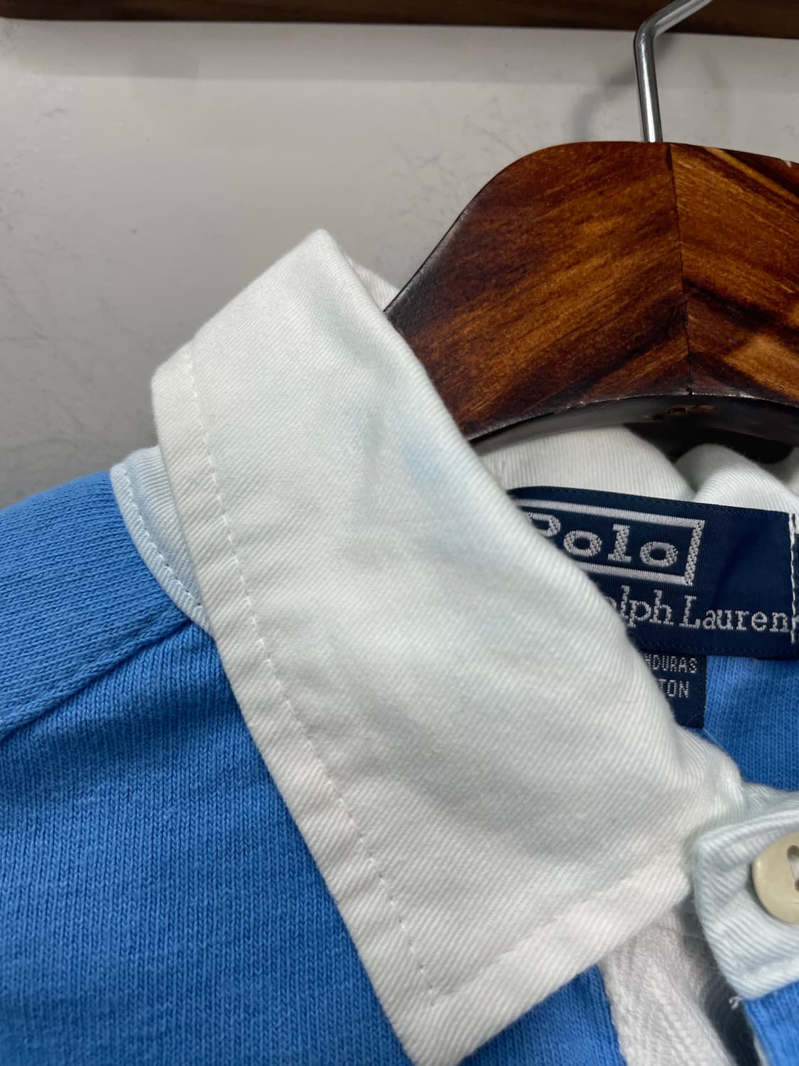 폴로 랄프로렌 스카이 블루 럭비 셔츠 H1613 상품이미지6