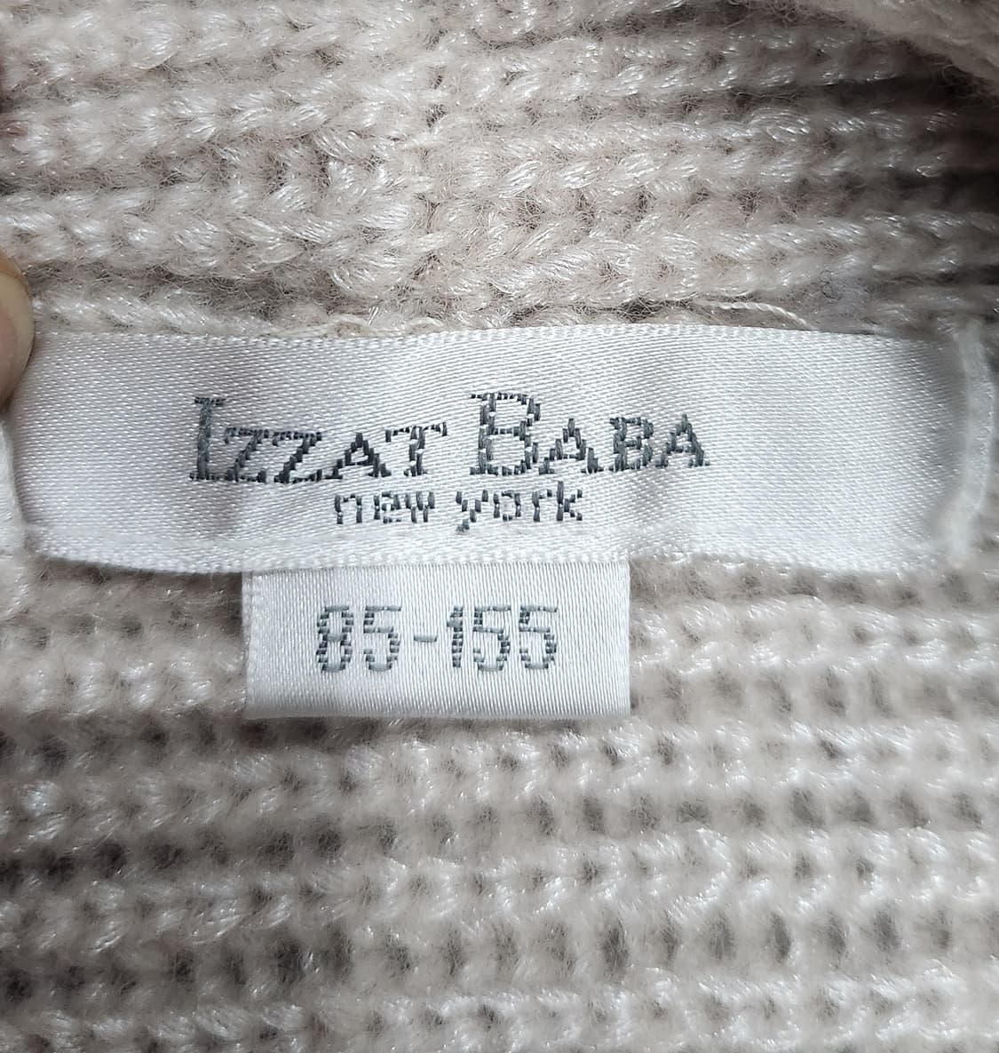 아이잗바바 울혼방 숄카라가디건 85-155 상품이미지3