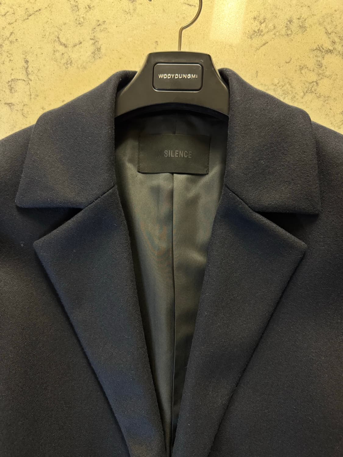 인사일런스 캐시미어 싱글 오버핏 코트 상품이미지4