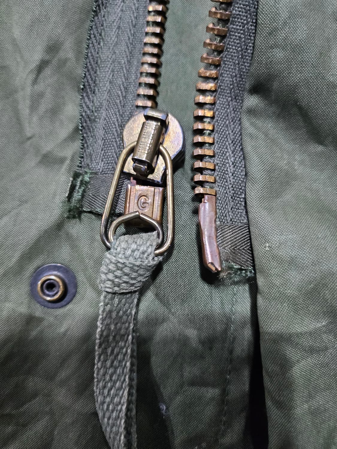 80s 미군오리지날 m65 피쉬테일 개파카 L 상품이미지4