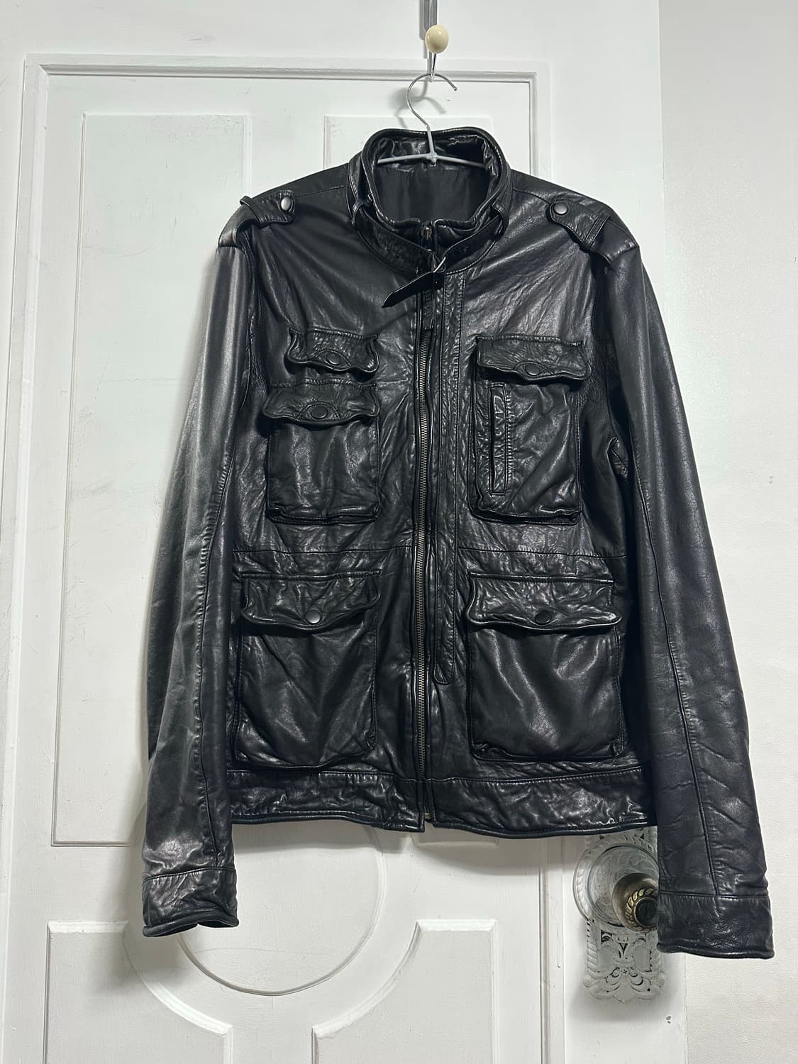 램스킨 바이커자켓 상품이미지1