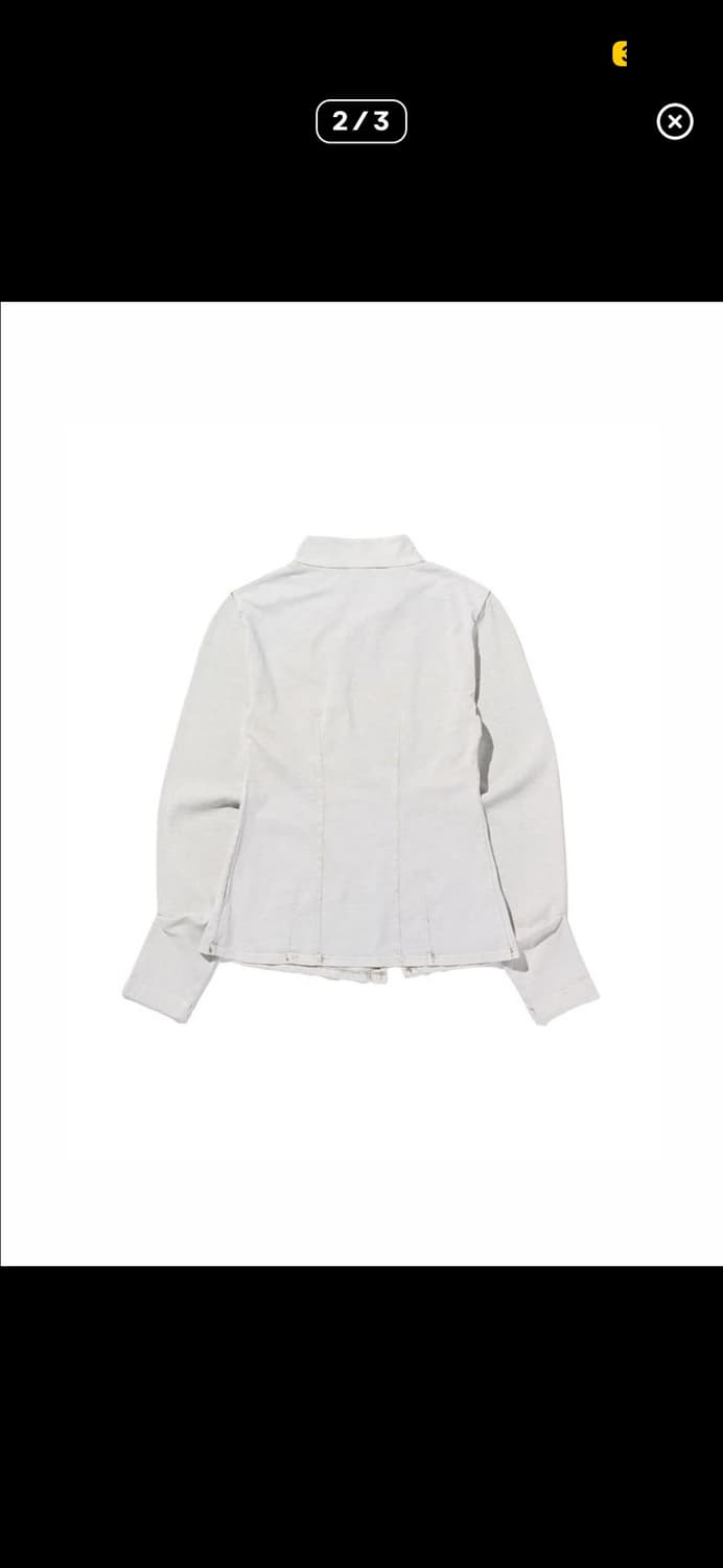 미스치프 워시드 저지 셔츠 라이트 베이지 상품이미지2