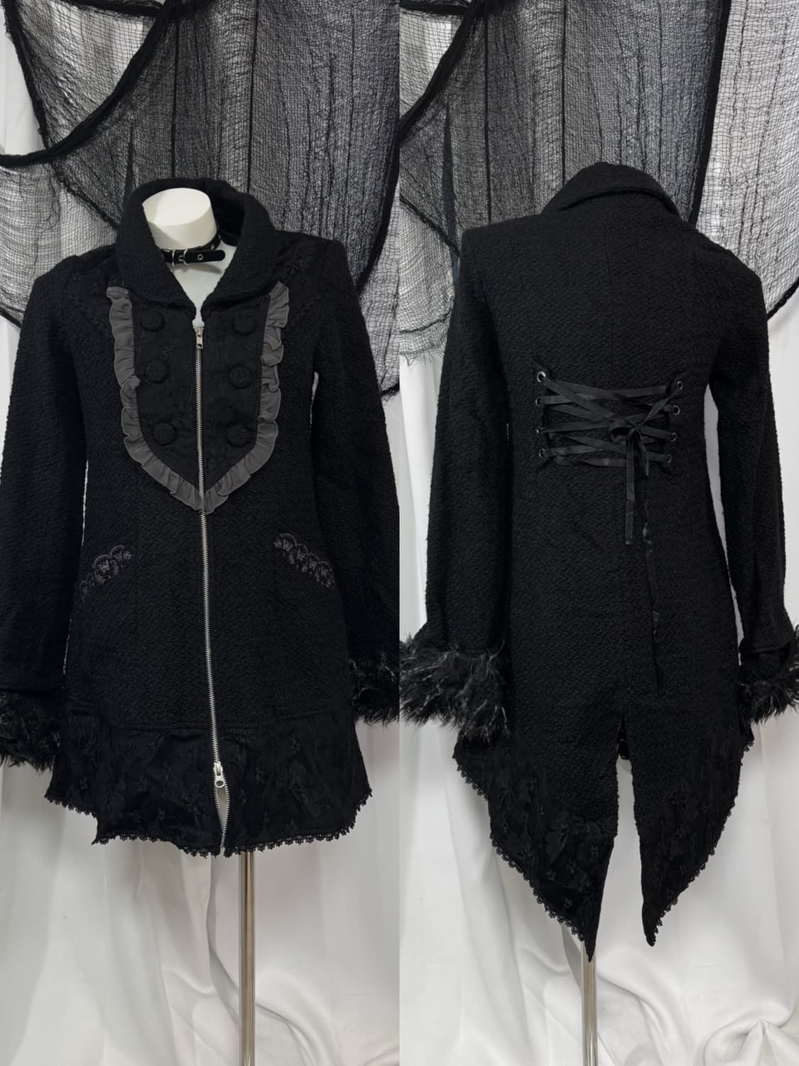 black detail corset coat 상품이미지1