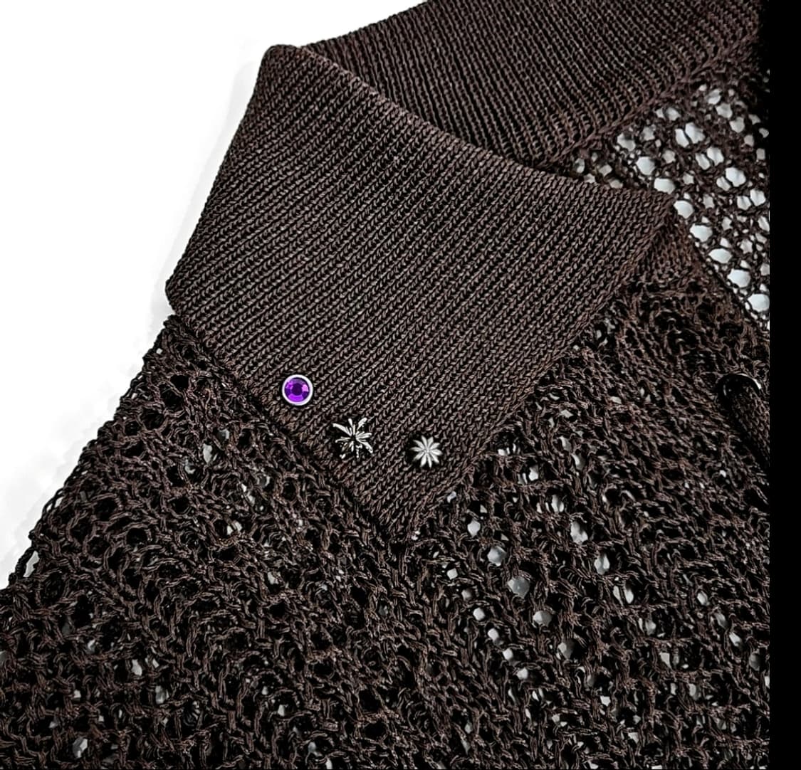 Kalivas bohemian rope knit (brown) 상품이미지4