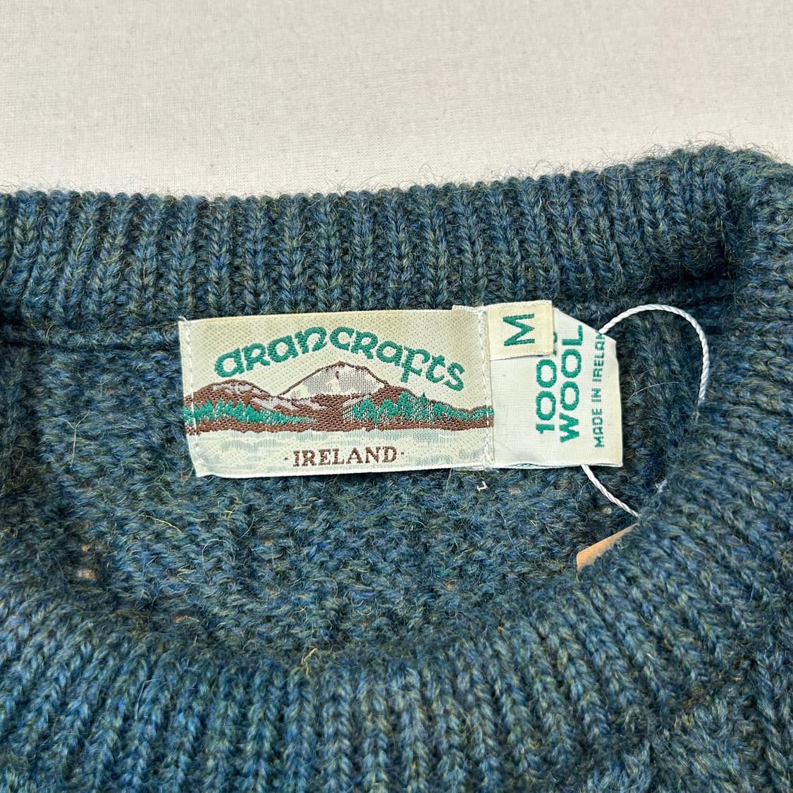 M) Aran Crafts 아란크래프트 피셔맨 울 니트 스웨터 상품이미지6