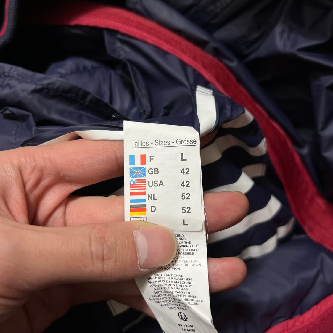 세인트 제임스 골프웨어 덕다운 경량패딩 점퍼 [네이비] L/100 상품이미지5