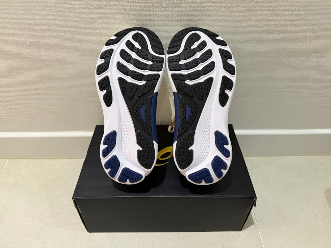 (W) 아식스 젤 카야노 30 애니버서리 화이트 딥 오션 240 새상품 상품이미지3