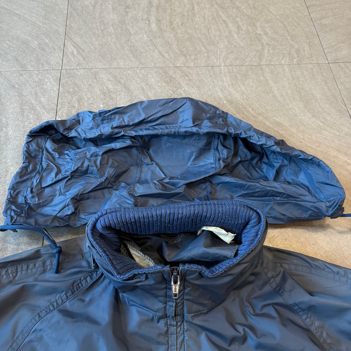 90년대 생산 울리치 네이비 윈드브레이커 자켓 상품이미지6