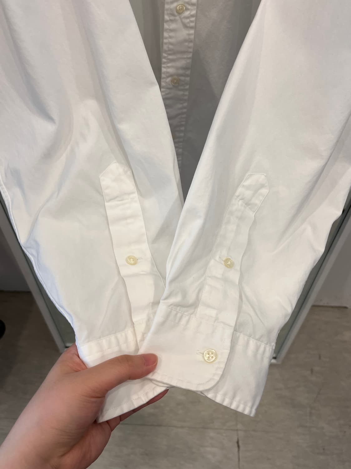 Polo RL 폴로 랄프로렌 CLASSIC FIT 화이트 셔츠 상품이미지4