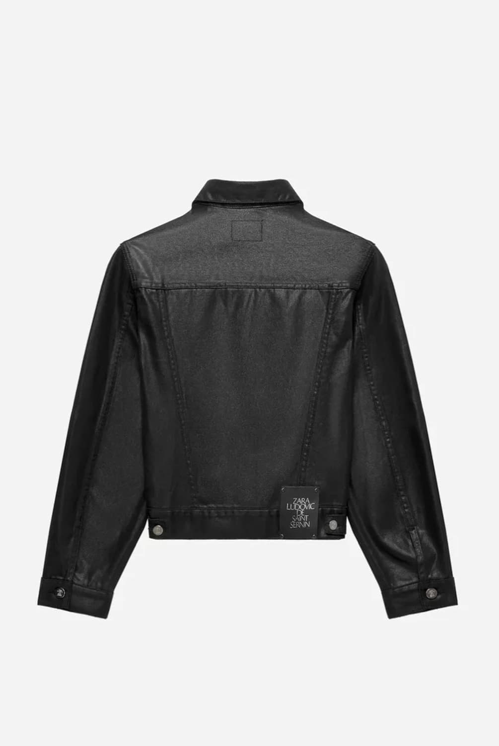 (1회착) 자라 × 루도빅 드 생 세르넹 왁스코팅 데님 트러커 L 상품이미지3