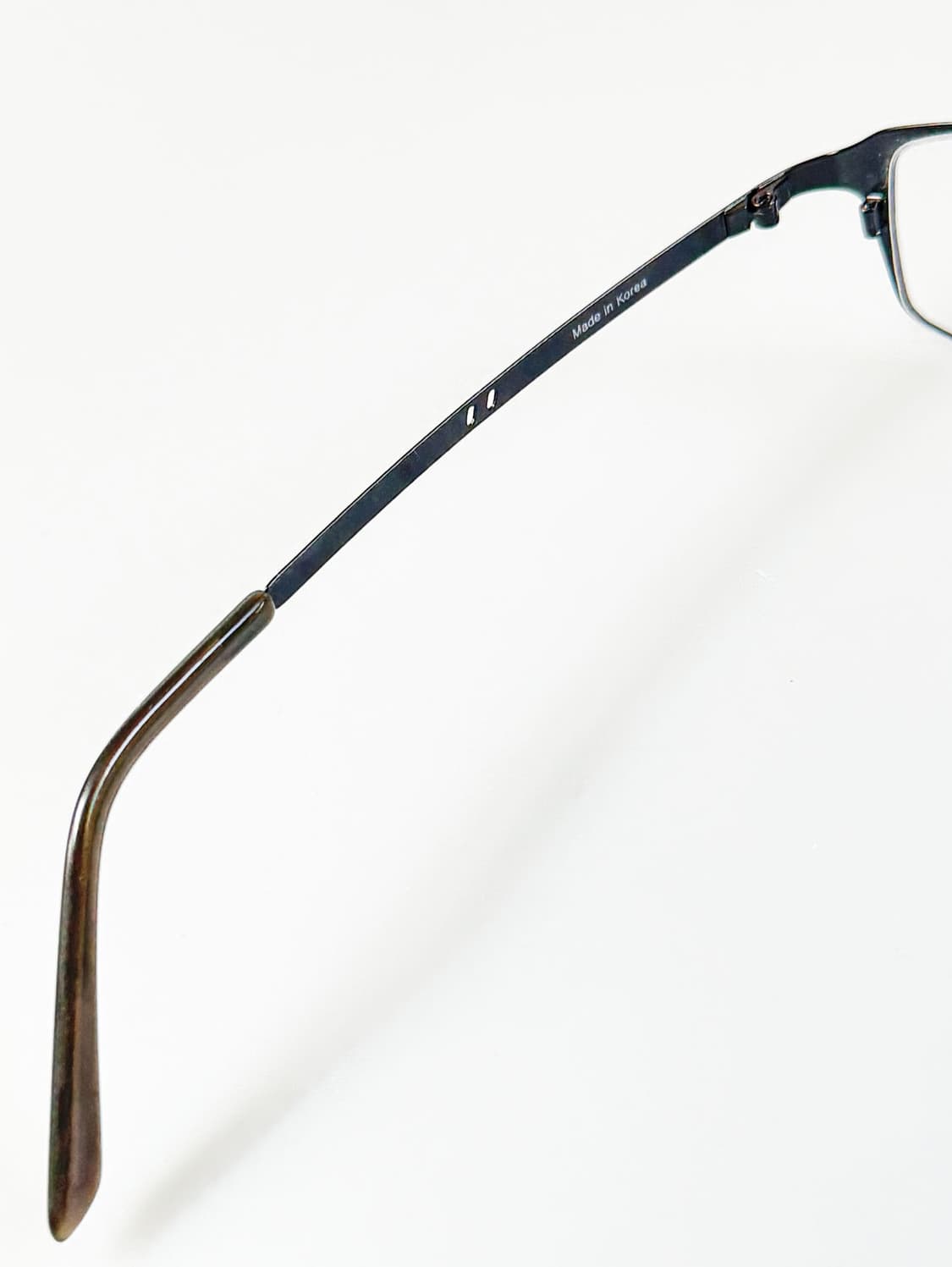 CHINOOK 블랙 메탈 슬림 스퀘어 빈티지 안경 상품이미지7