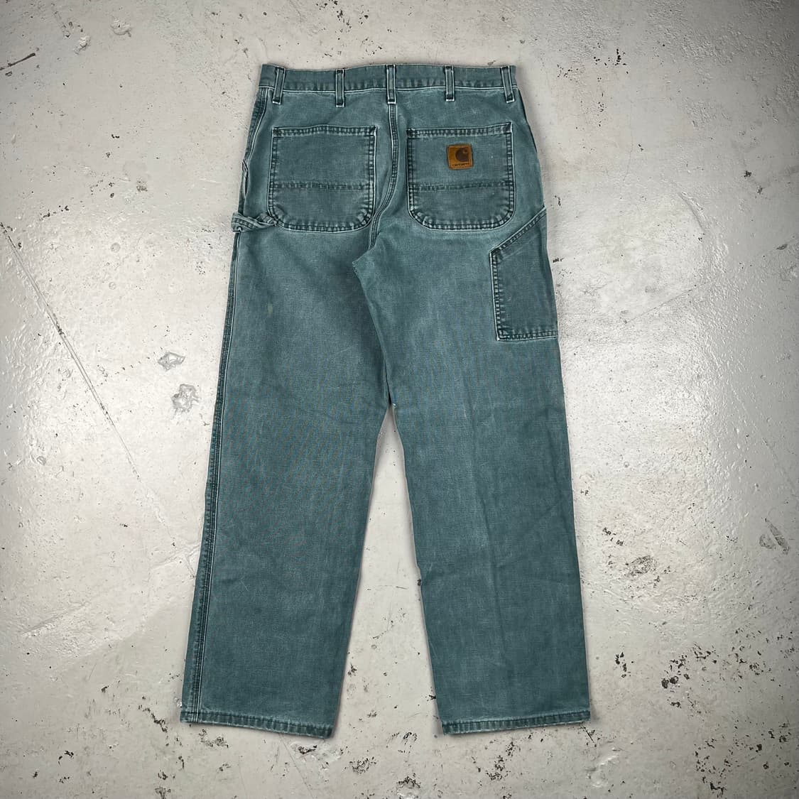 올드 칼하트 카펜터 팬츠 헌터그린 상품이미지2