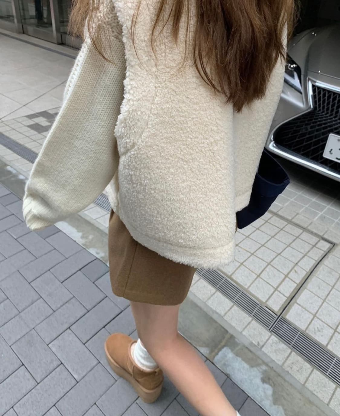 멜라운지mellounge 모직반바지m 새상품 상품이미지3