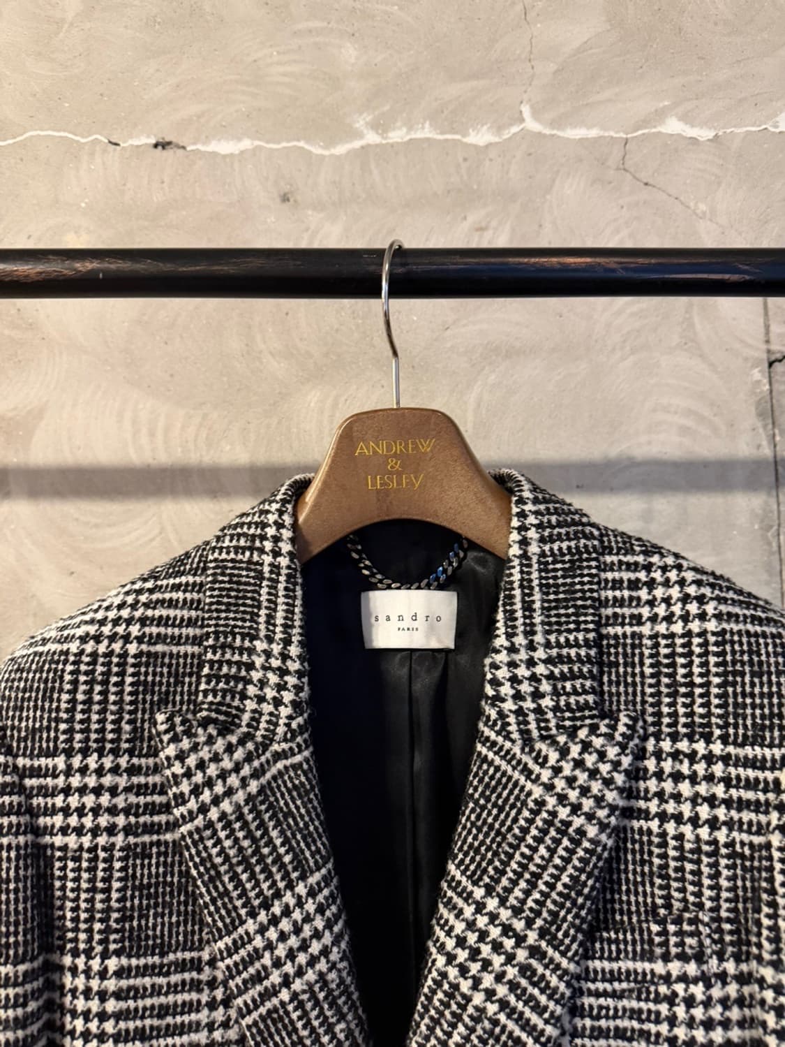 산드로 더블브레스티드 코트 남성95-100 상품이미지2