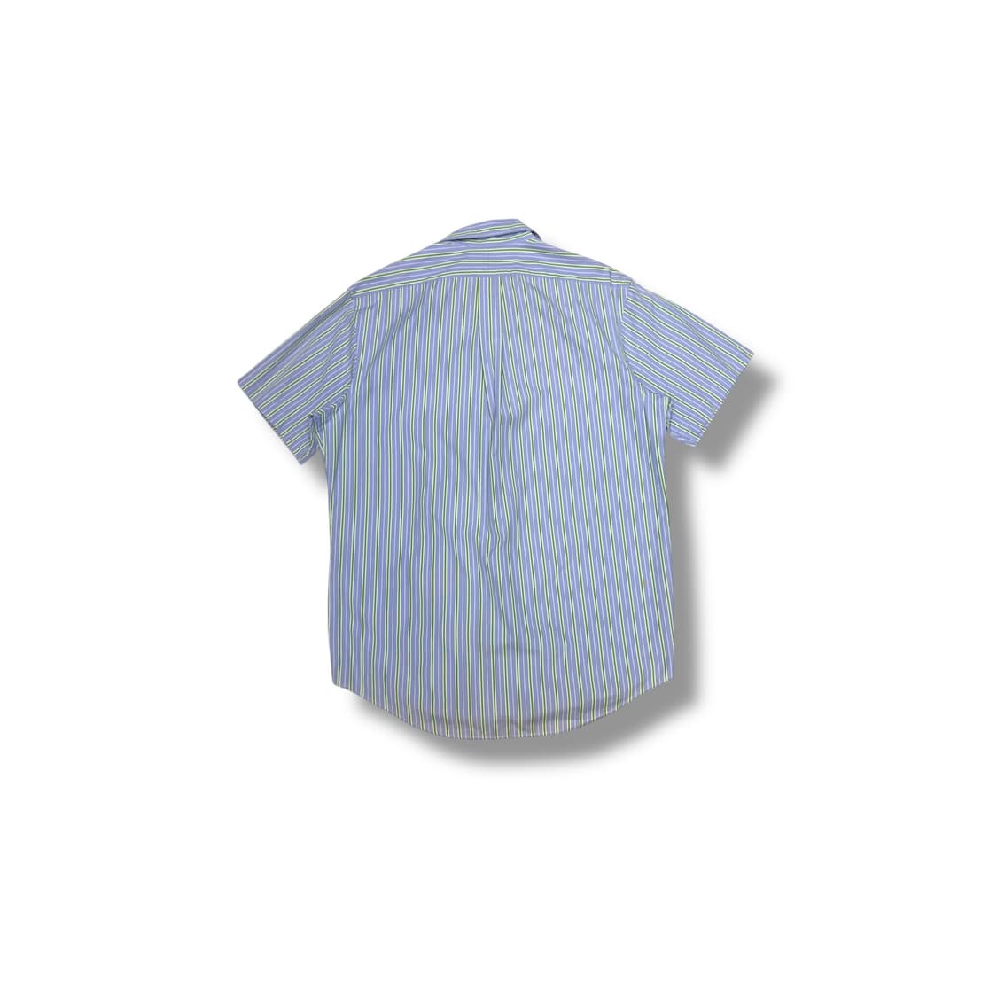 [L] 랄프로렌 커스텀핏 그린블루 스트라이프 반팔셔츠 상품이미지4