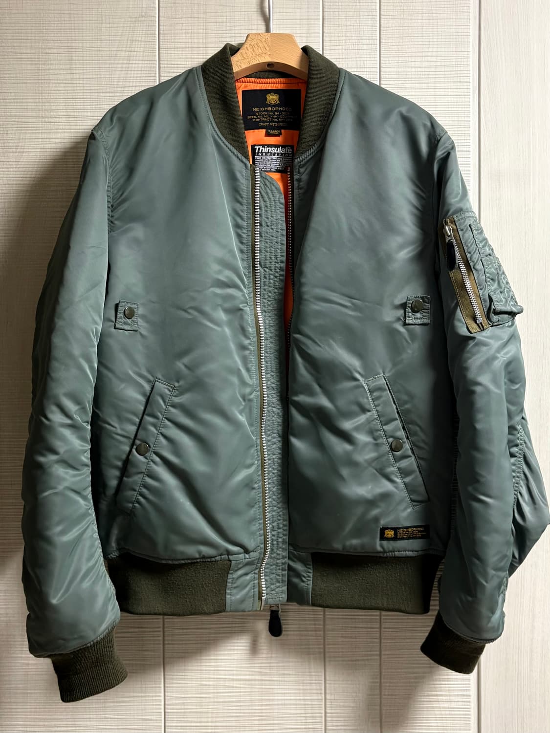 네이버후드 MA-1 상품이미지1