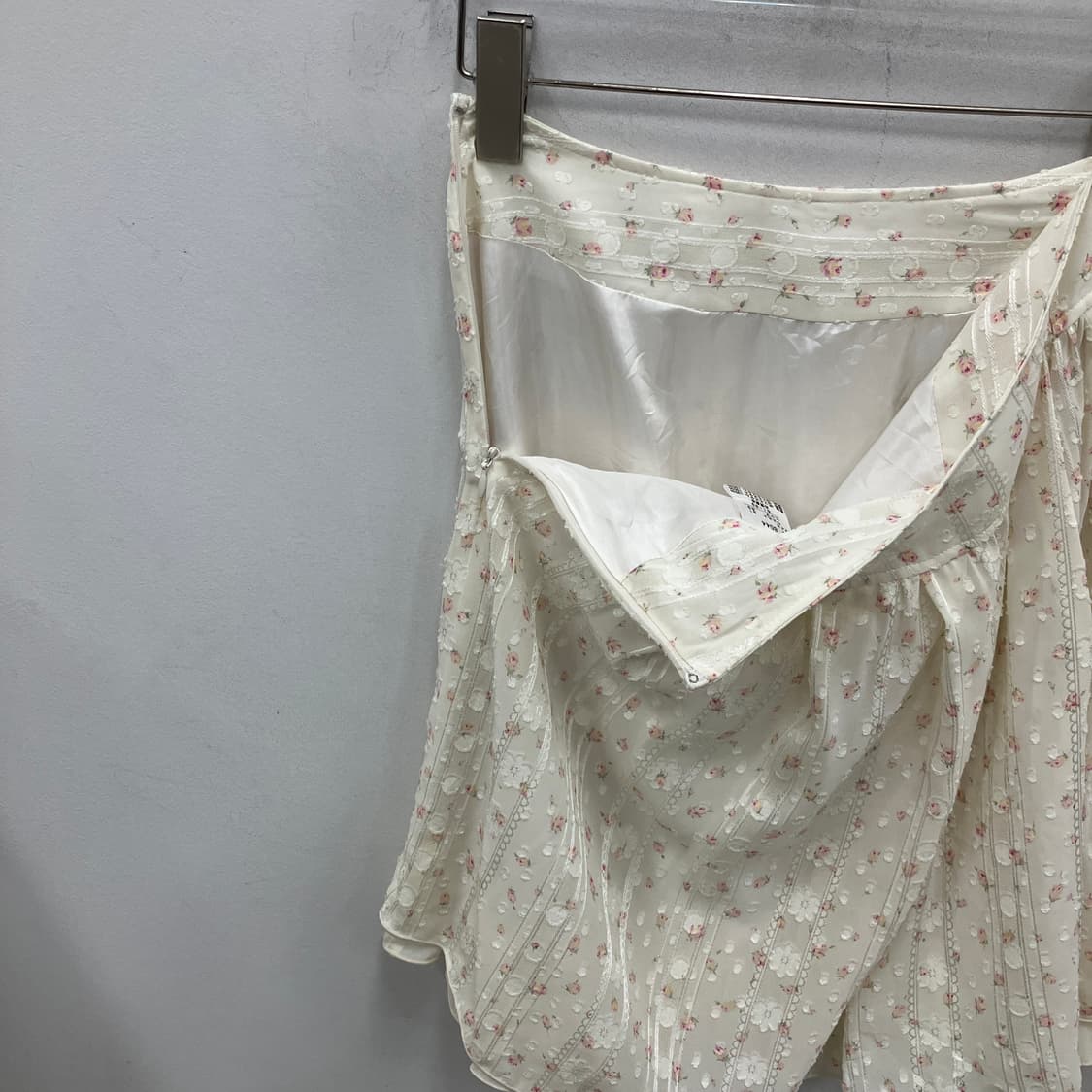 빈티지 페어리 꽃무늬 패턴 쉬폰 스커트 상품이미지5