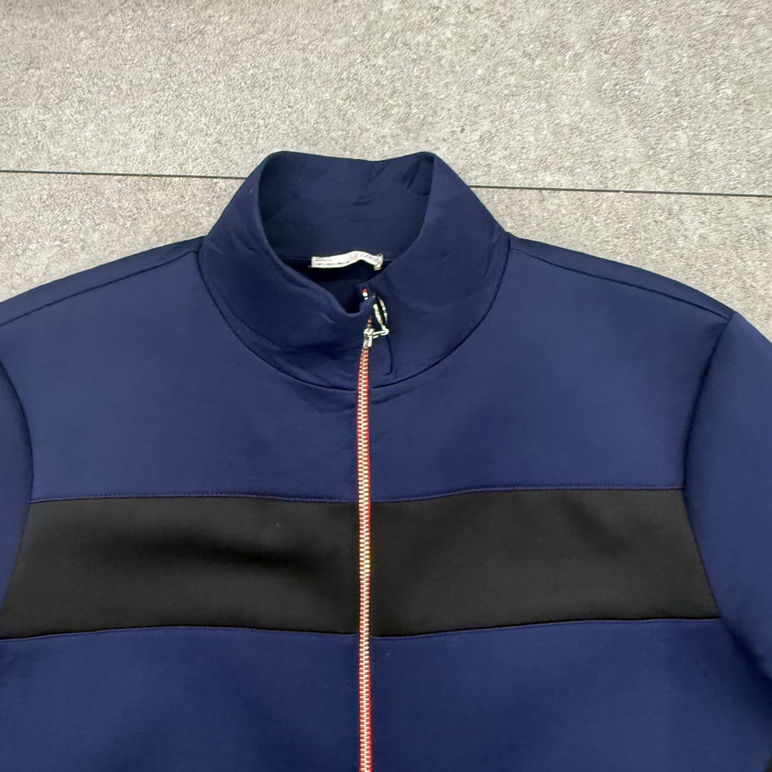 Zara 네이비 배색 집업 원피스 상품이미지6