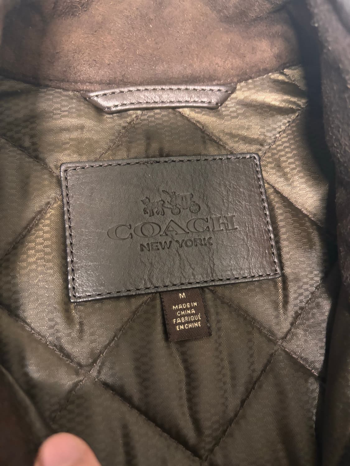 (Msize)코치 스웨이드 베스트  상품이미지3