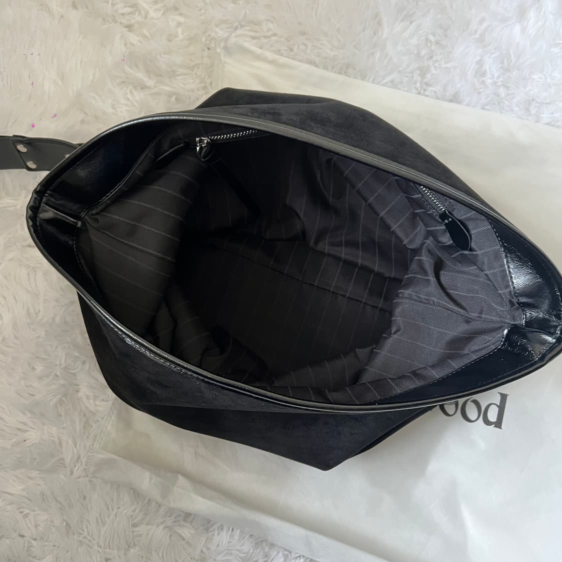 비비안웨스트우드 낸시 호보백 블랙 상품이미지8