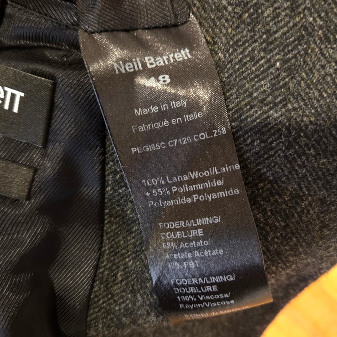 닐바렛 헤링본 후드 자켓 상품이미지4