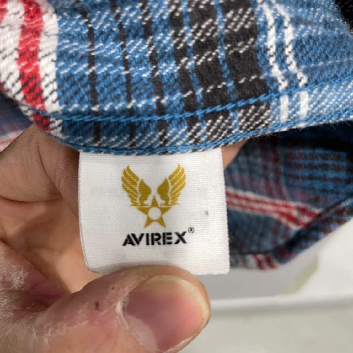 usa 아비렉스 헤비 체크 셔츠 상품이미지6