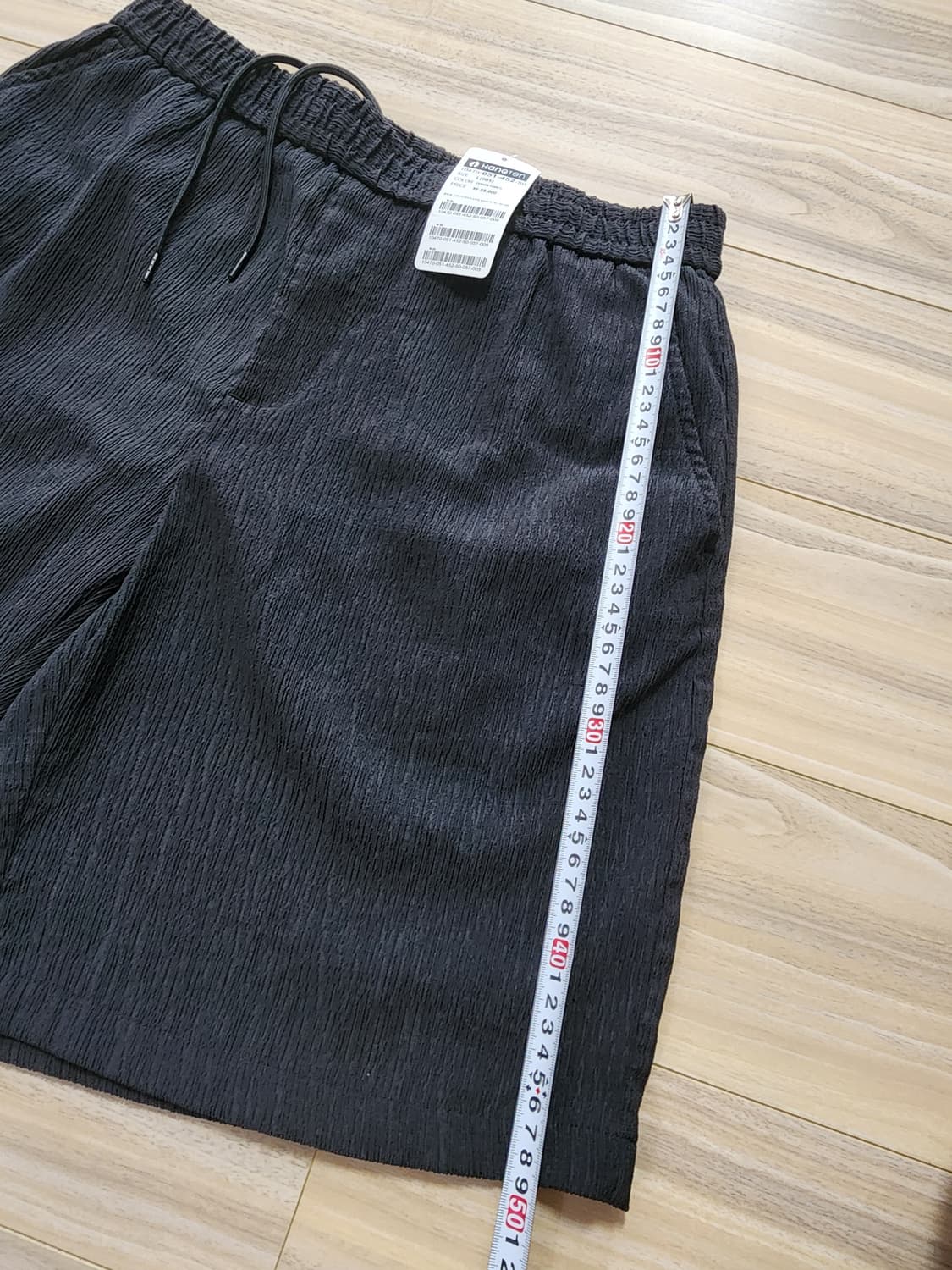 행텐반팔반바지셋업세트다크그레이 상품이미지9