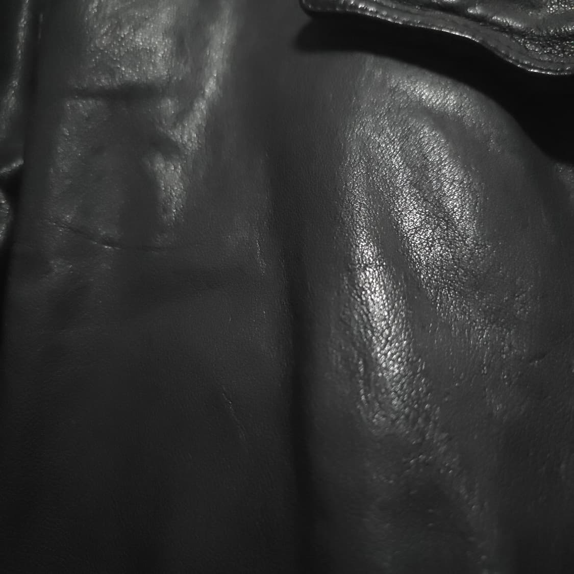 지이크 SIEG 양가죽 라이더 자켓 블랙 100 상품이미지5