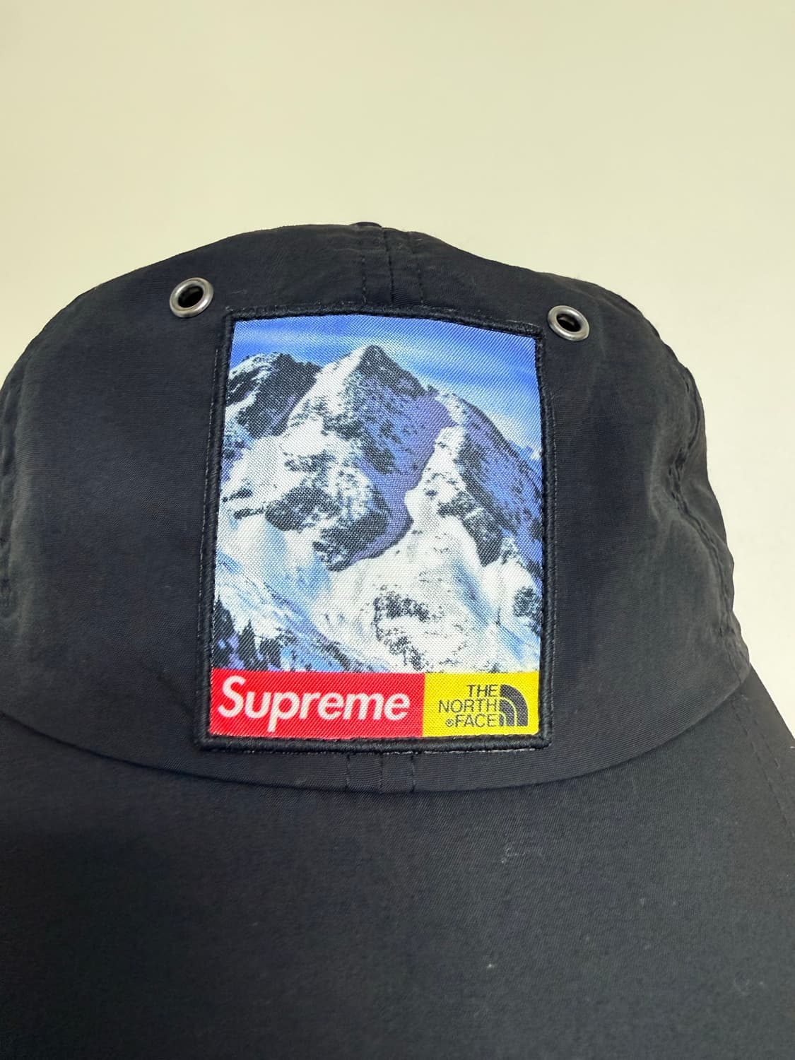 노스페이스 슈프림 설산 6패널 캡모자 검정 상품이미지3