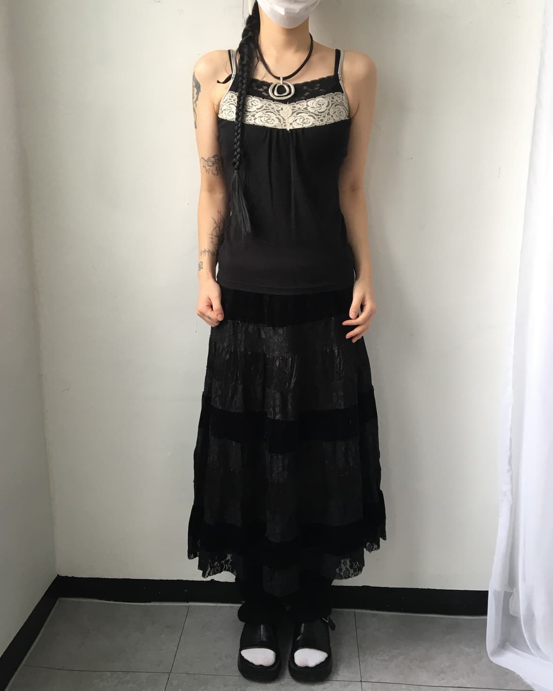 Lace layer skirt 상품이미지3