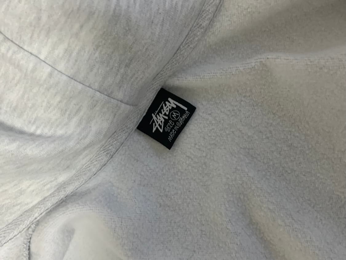 정품 스투시 베이직 후드집업 에쉬헤더m 상품이미지2